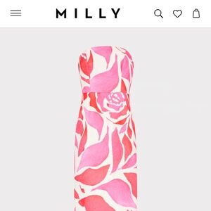 MILLY Orion DREAM Rose Jacquard Dress